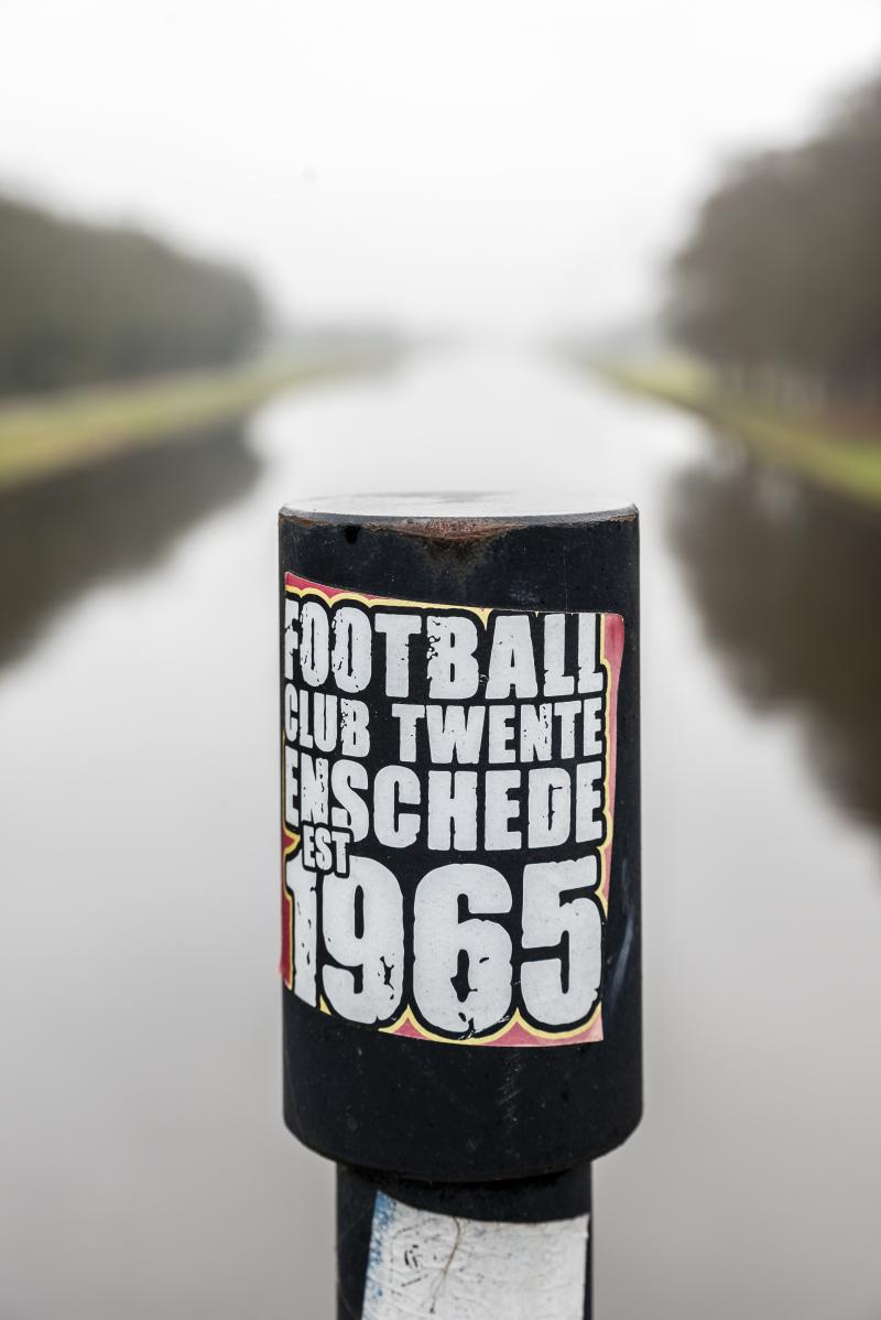 Sticker bij kanaal