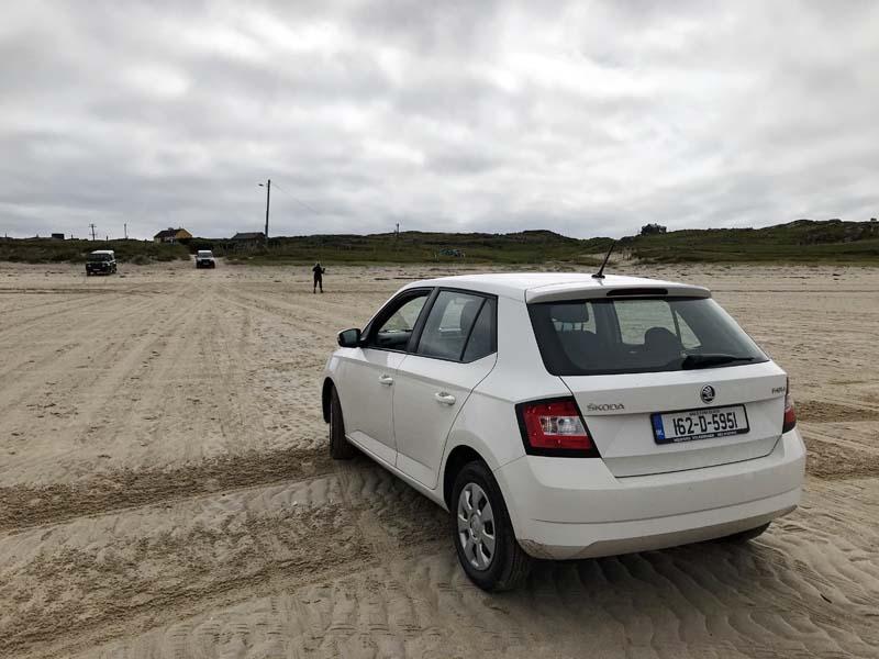 Omey Island oversteken met auto