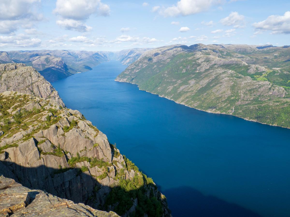Lysefjord vanaf Preikestolen