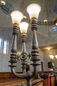 Synagoge detail lamp