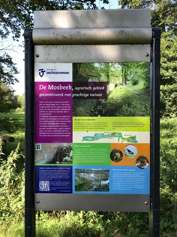 Mosbeek, infobord