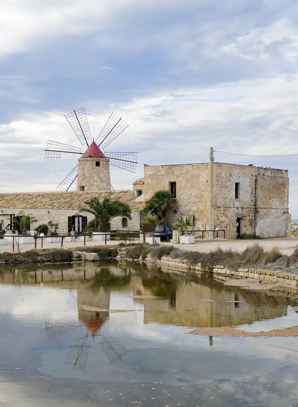 Trapani zoutmolen verticaal