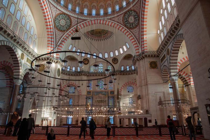 Süleymaniye moskee interieur