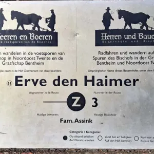 route langs boerderijen