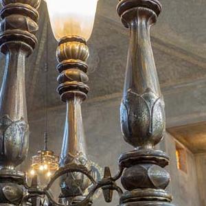 Synagoge detail lamp