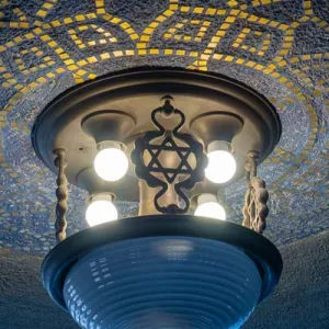 Synagoge plafondlamp