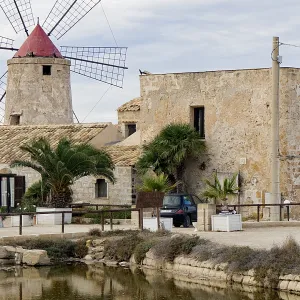 Trapani zoutmolen verticaal