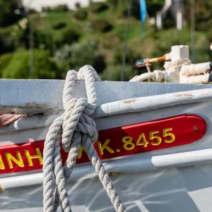 Corfu, vissersboot close