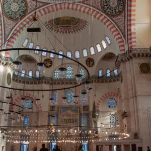 Süleymaniye moskee interieur