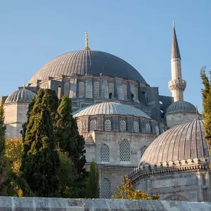 Süleymaniye moskee buiten
