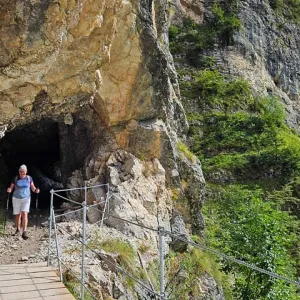 naar R. Croz dell'Altissimo, tunnel