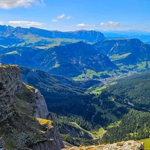 Seceda - blik op Ortisei