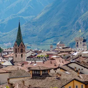 Trento van bovenaf