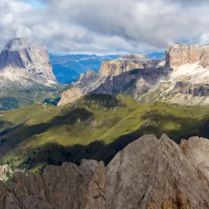 Marmolada, Sassolungo, Sass Pordoi